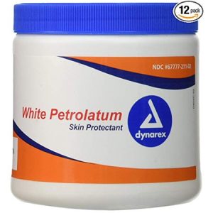 White Petrolatum jar