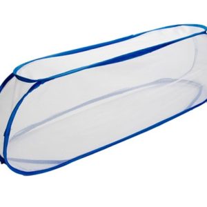 Mesh cover for 20 count toothbrush rack