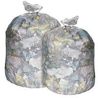 Clear Trash Bags, 12-16 gal