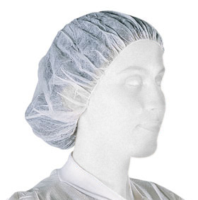 Bouffant Caps - White